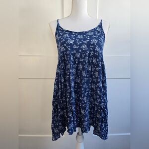 Ocean Drive Floral Blue Dress